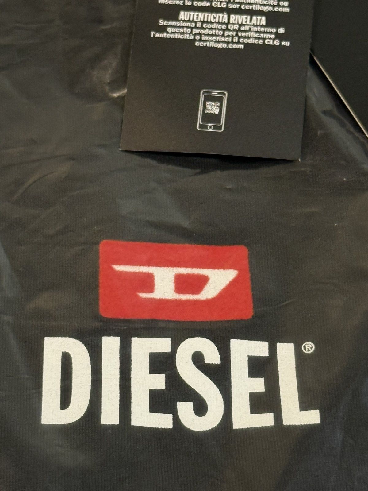 Diesel Diesel t-shirt with Flocked logo US L Size US L / EU 52-54 / 3 - 3 Thumbnail