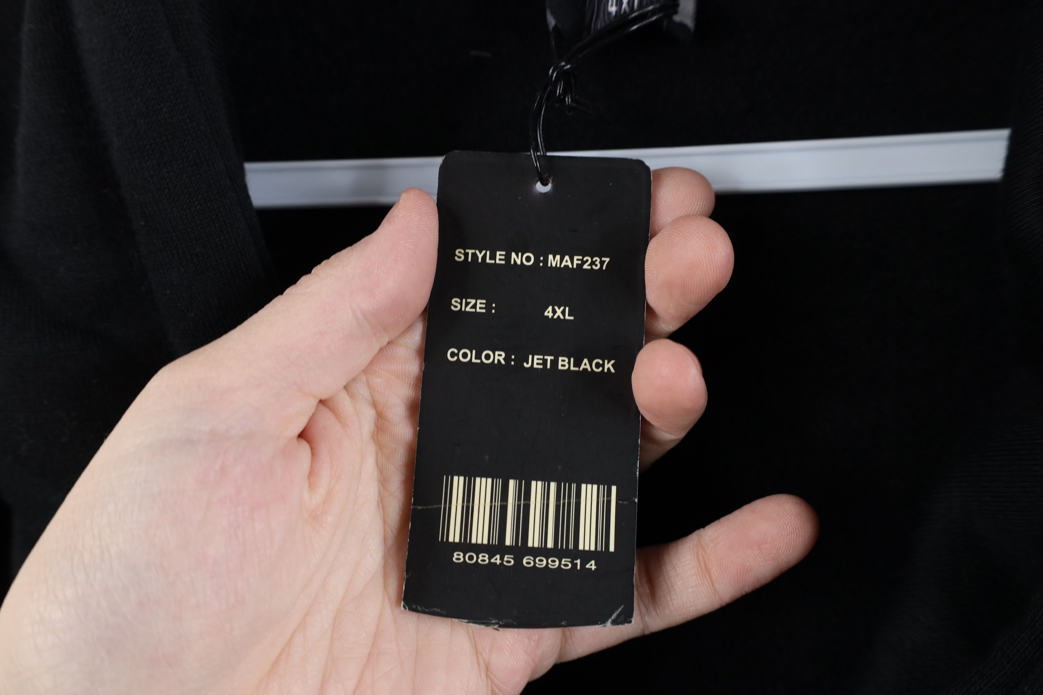 Vintage Deadstock Vintage Y2K Streetwear Full Zip Hoodie Black Size US XXL / EU 58 / 5 - 6 Thumbnail
