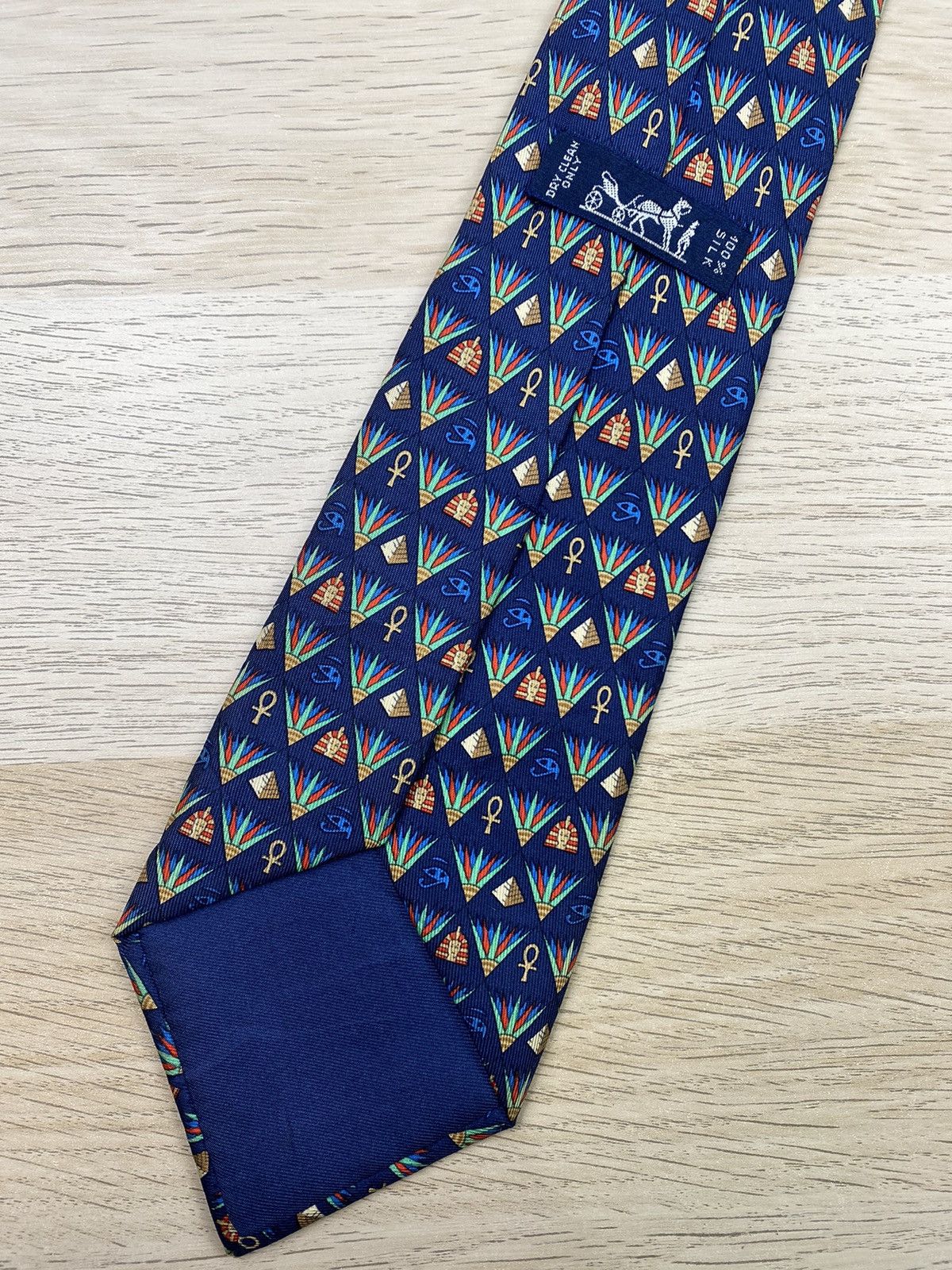 Hermes Hermes Silk Tie T49 Size ONE SIZE - 4 Thumbnail