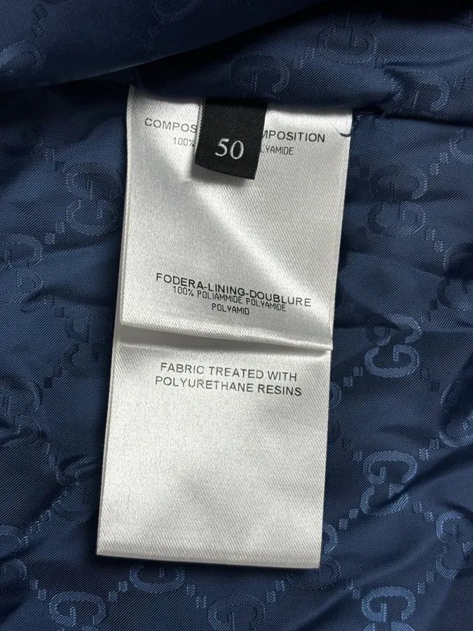 Gucci AW2010 Gucci Navy Nylon Quilted Puffer Jacket Size US L / EU 52-54 / 3 - 11 Thumbnail