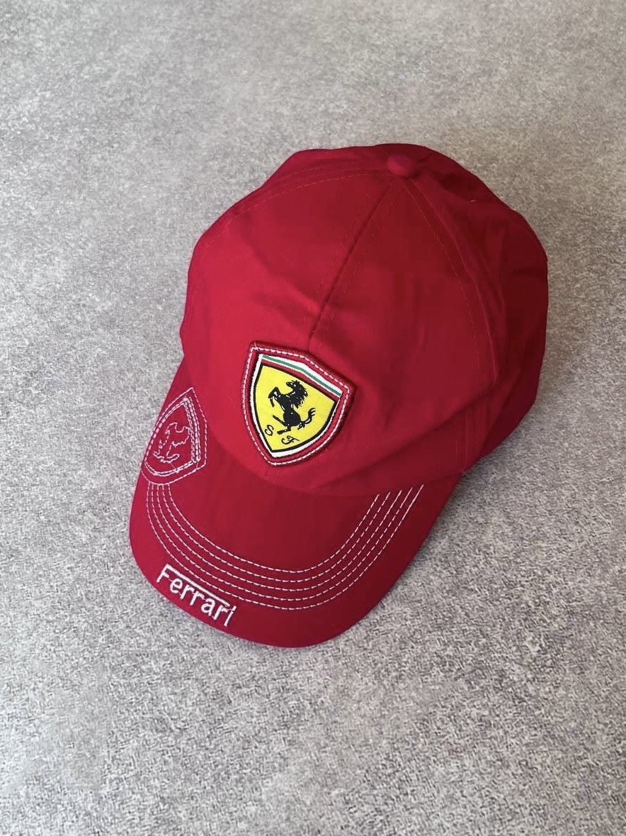 Ferrari Vintage Ferarri Racing Embroidery Cap Y2K Os Size ONE SIZE - 2 Thumbnail