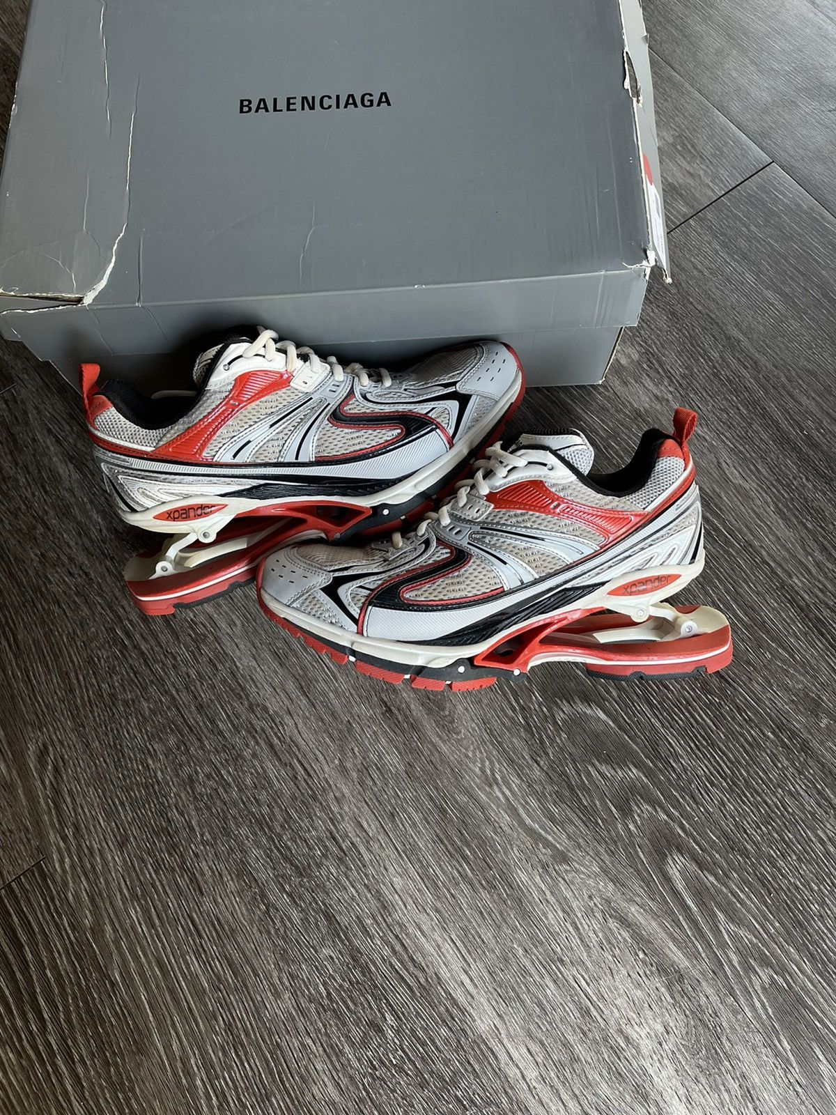 ま*る様 balenciaga x-pander 40 red BALENCIAGA バレンシアガ X-PANDER エクスパンダー スニーカー