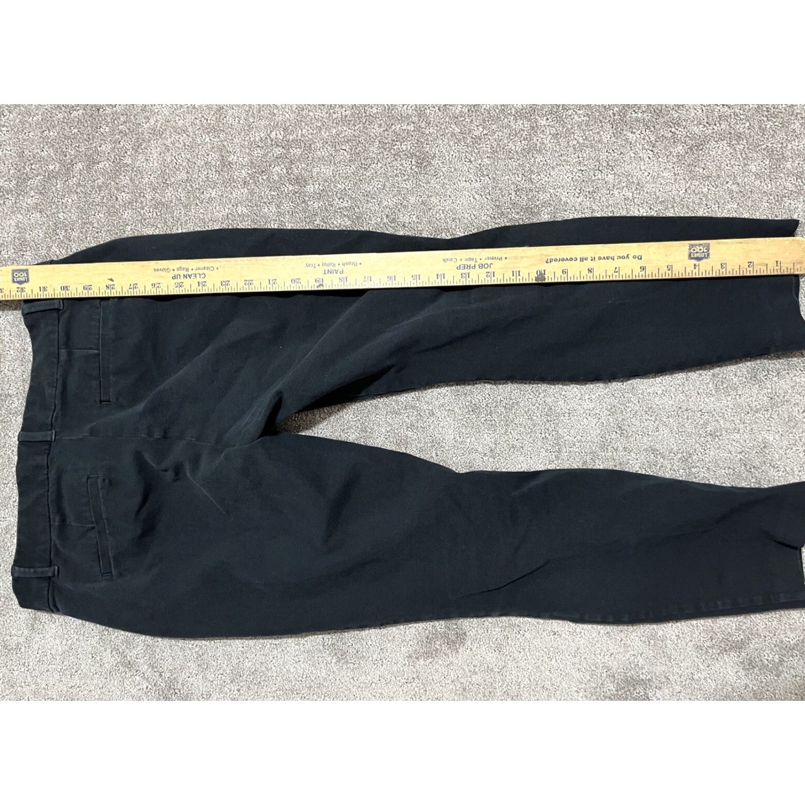 Gap Gap Women's Pants Signature Skinny Ankle Black Stretch Solid Size 10 Regular Womens Size 32" / US 10 / IT 46 - 6 Thumbnail