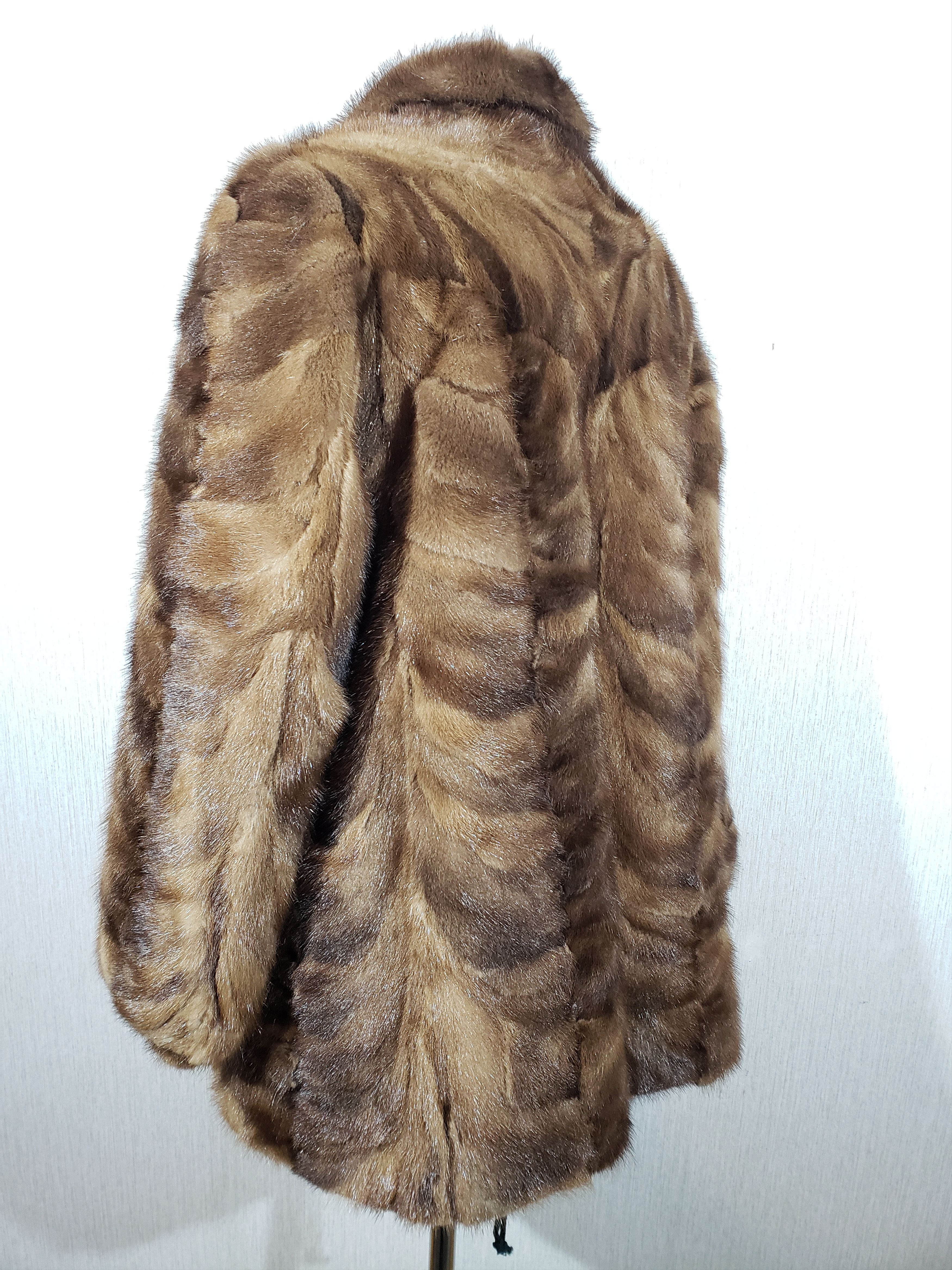 Other Stylish brown women's mink coat. Size XL / US 12-14 / IT 48-50 - 6 Thumbnail