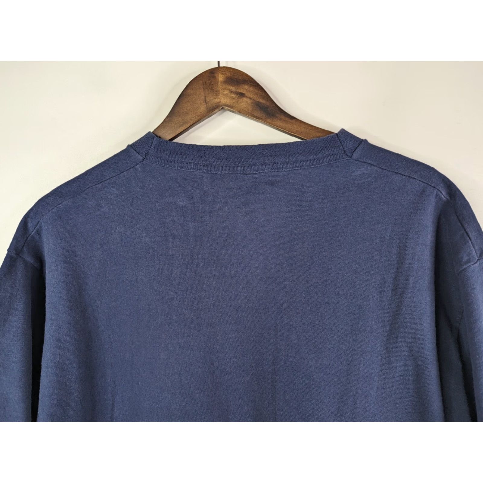Fruit Of The Loom VINTAGE Alaska State Map Navy Blue Shirt Men's XL Size US XL / EU 56 / 4 - 5 Thumbnail