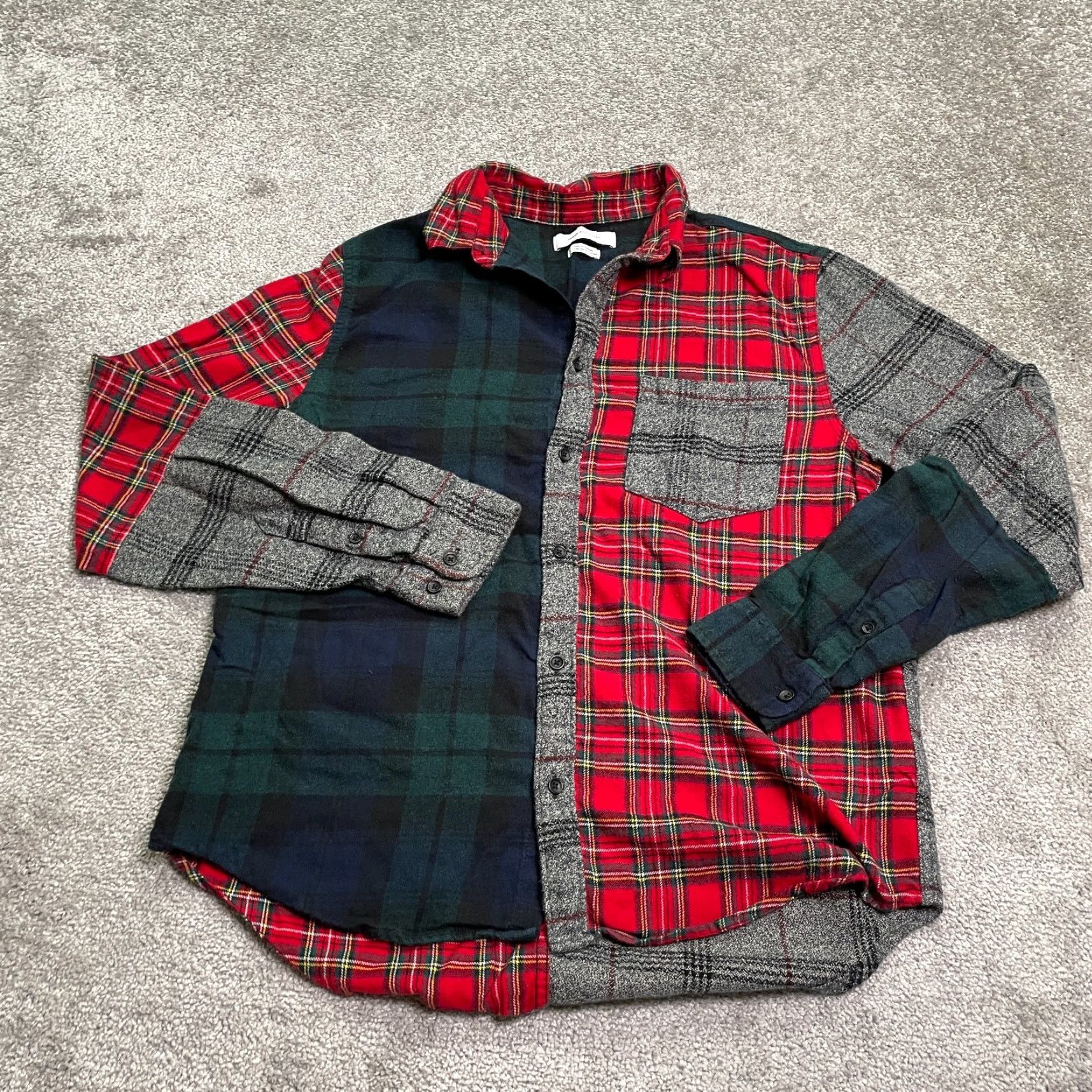 Urban Outfitters Urban Outfitters Shirt Flannel Mens Medium Multi Plaid Cotton Long Sleeve Casual Size M / US 6-8 / IT 42-44 - 2 Thumbnail