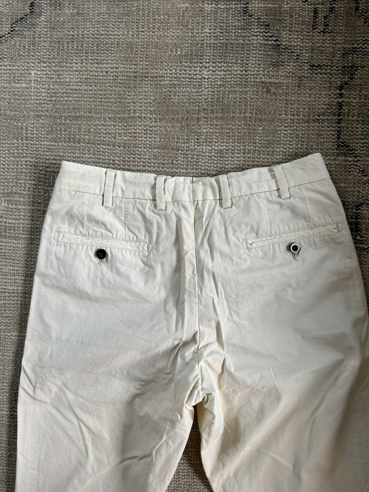 Sid Mashburn Garment-Dyed Sport Trouser - Stone Lightweight Twill Size US 30 / EU 46 - 5 Thumbnail
