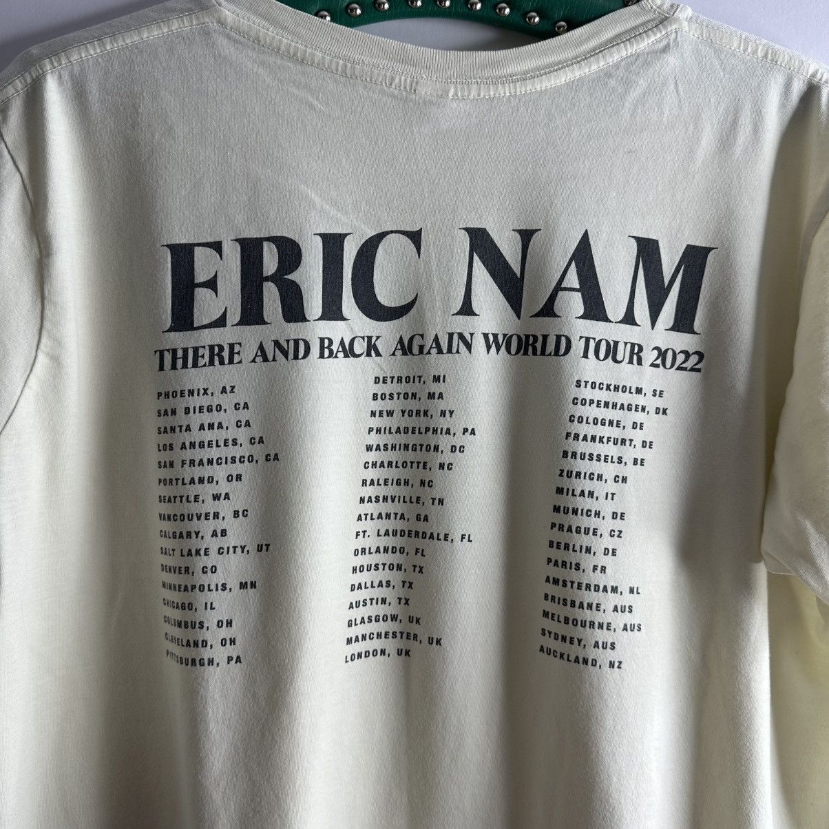 Band Tees × Japanese Brand × Other Eric Nam There and Back Again Tour Shirt Rare Size US M / EU 48-50 / 2 - 4 Thumbnail