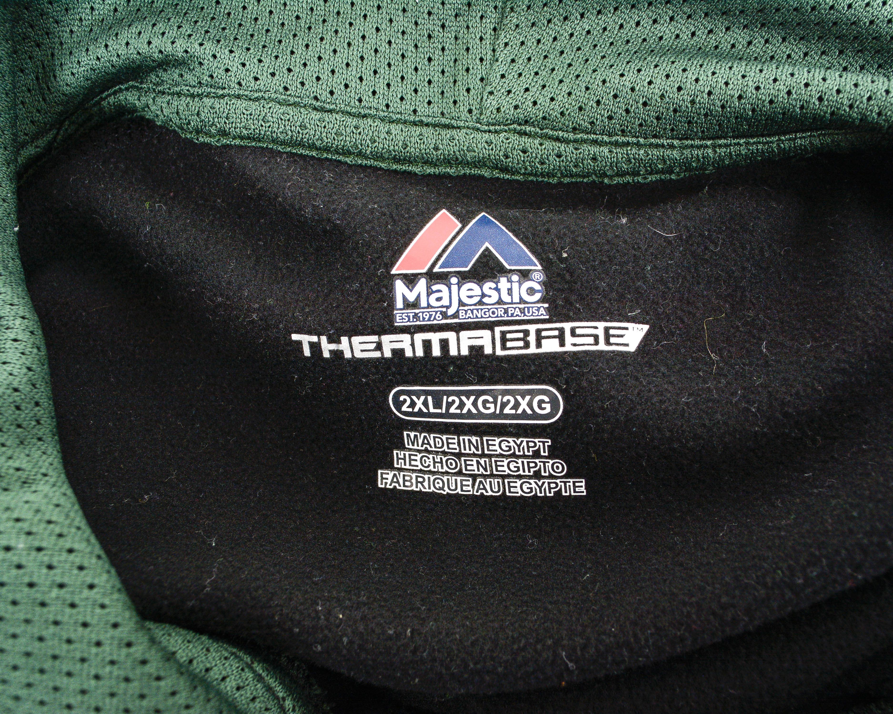 Majestic GREEN BAY PACKERS Thermabase 2XL Hoodie Jumper Pullover top Size US XXL / EU 58 / 5 - 5 Thumbnail