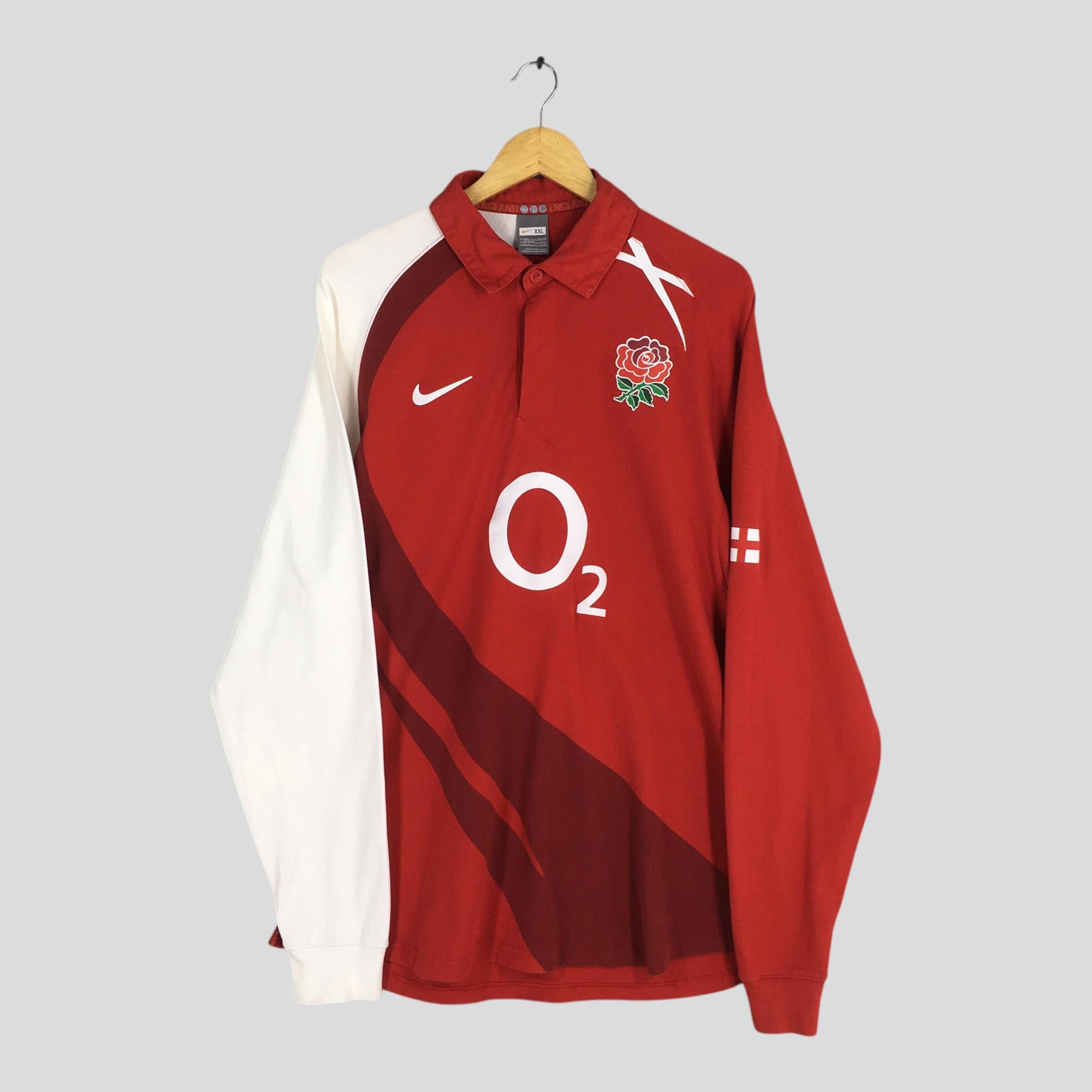 Nike Nike O2 England Rugby Jersey Polo Rugby Shirt 2XLarge Size US XXL / EU 58 / 5 - 1 Thumbnail