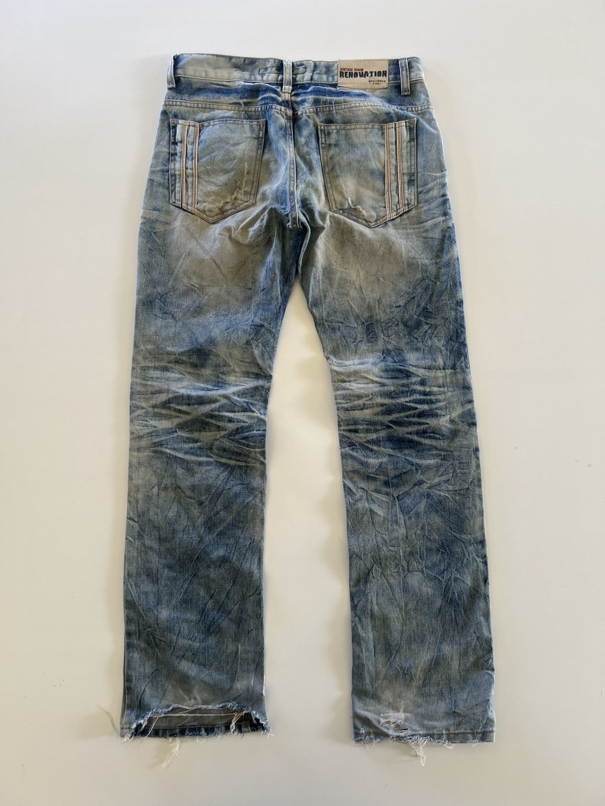 Japanese Brand The Cross Denim Jeans Distress Size 34" Size US 34 / EU 50 - 7 Thumbnail