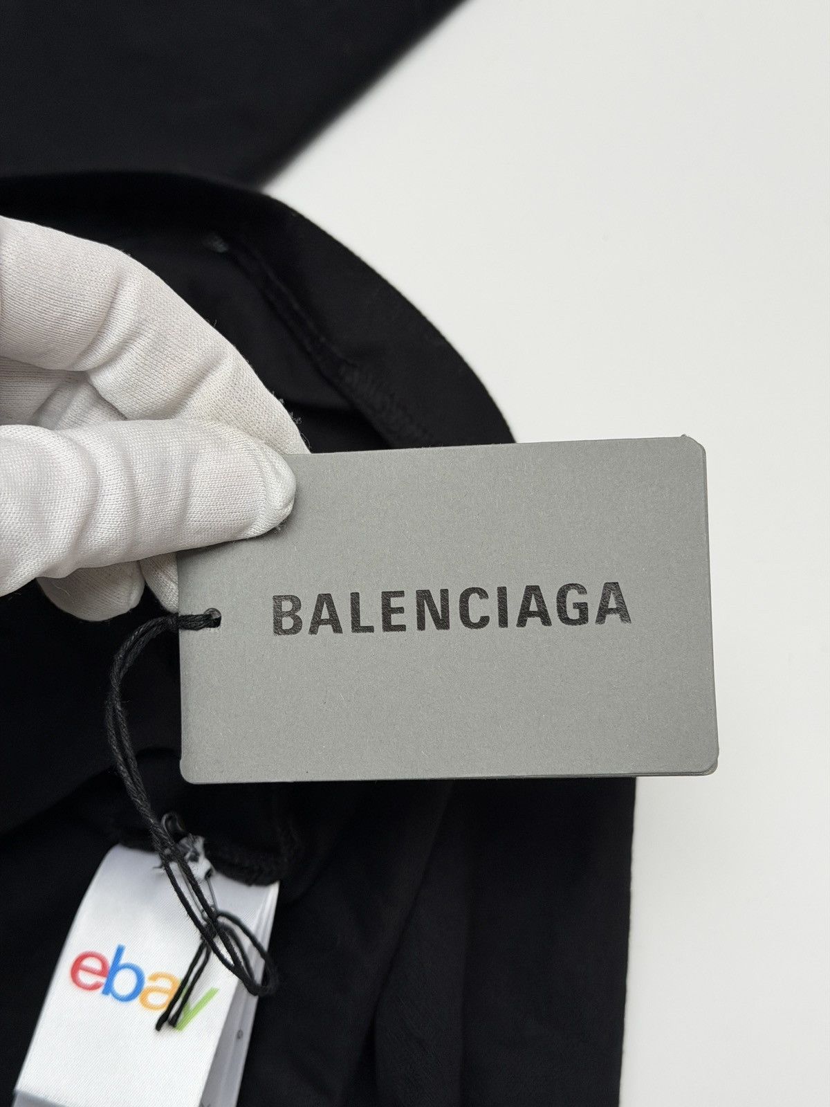 Balenciaga × eBay Balenciaga x Ebay Polo Tee Shirt Black Size US L / EU 52-54 / 3 - 13 Thumbnail