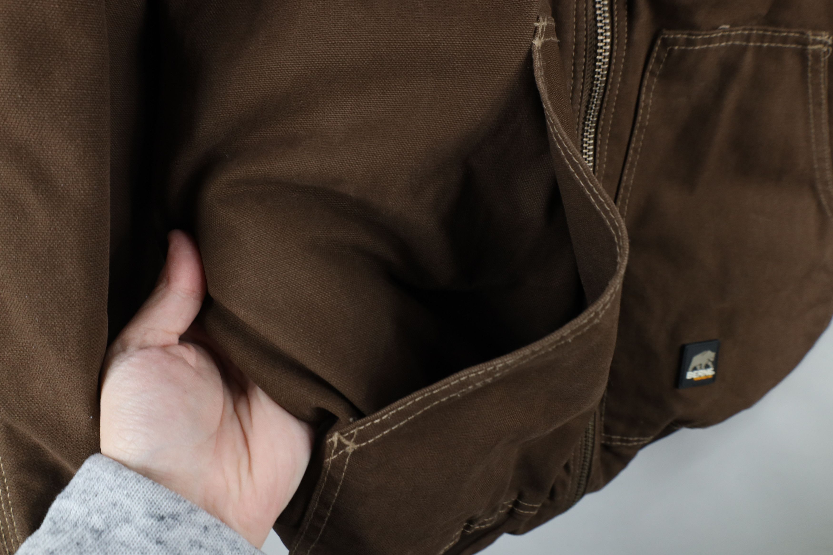 Vintage Vintage Streetwear Consultants Farmer Hooded Canvas Jacket Size US XXL / EU 58 / 5 - 7 Thumbnail