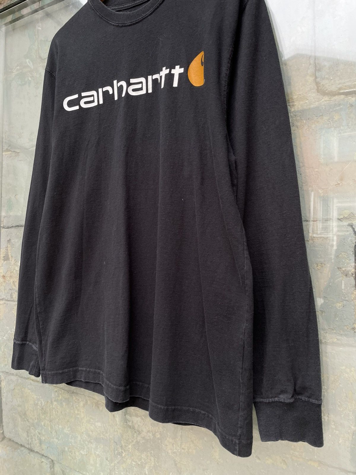 Carhartt × Carhartt Wip × Vintage Carhartt Vintage Big Logo Black Long Sleeve Size US M / EU 48-50 / 2 - 4 Thumbnail
