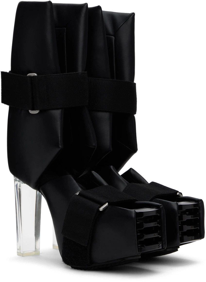 Rick Owens o1y0126 Boots in Black Size US 11 / IT 41 - 3 Thumbnail