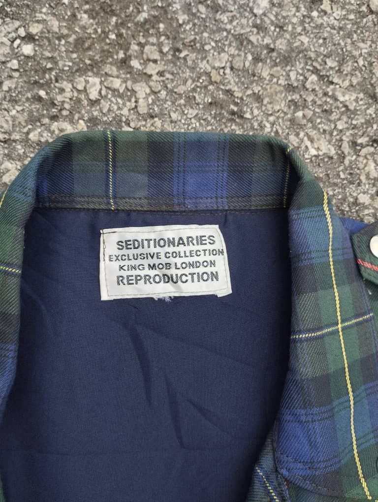 Seditionaries × Vintage RARE seditionaries king mob london tartan jacket Size US M / EU 48-50 / 2 - 9 Thumbnail