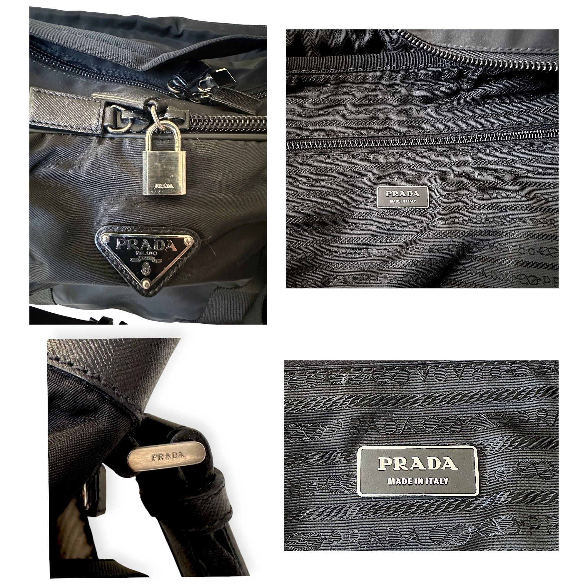 Prada Prada Viaggio V58 2-Way Nylon Travel Carry-On Bag Size ONE SIZE - 17 Thumbnail