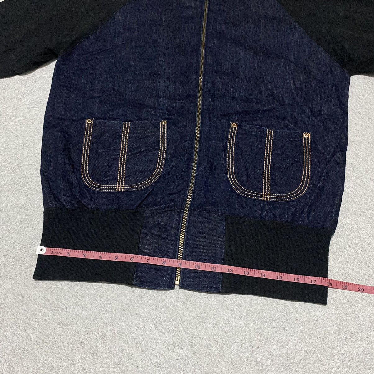 Evisu 🔥RARE🔥 Vintage Evisu Hidehiko Yamane Denim Ziphoodie Size US M / EU 48-50 / 2 - 7 Thumbnail