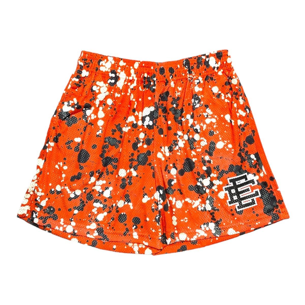 Eric Emanuel Eric Emanuel EE Basic Short Paint Splatter Orange Size US 32 / EU 48 - 1 Thumbnail