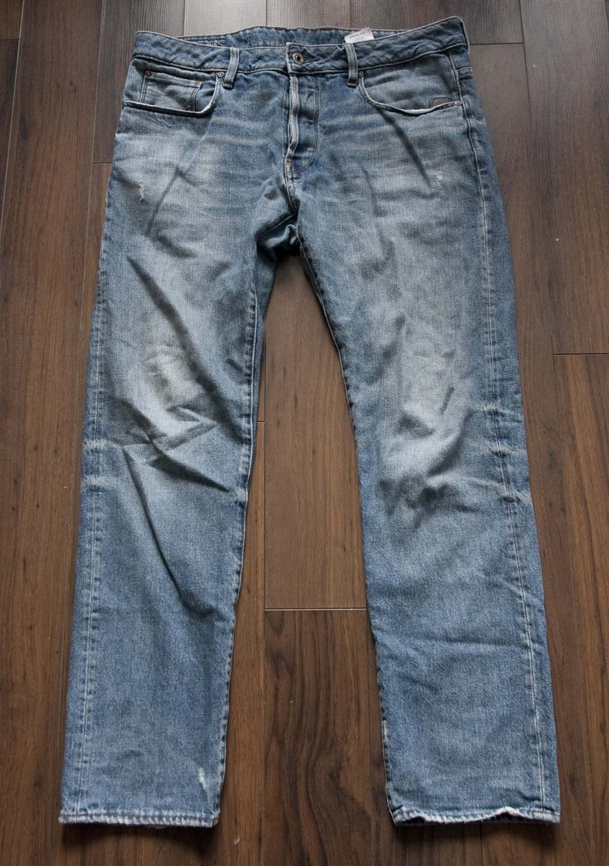 G-Star G Star Jeans Revend Straight Size 34x29.5 Blue Size US 34 / EU 50 - 1 Thumbnail