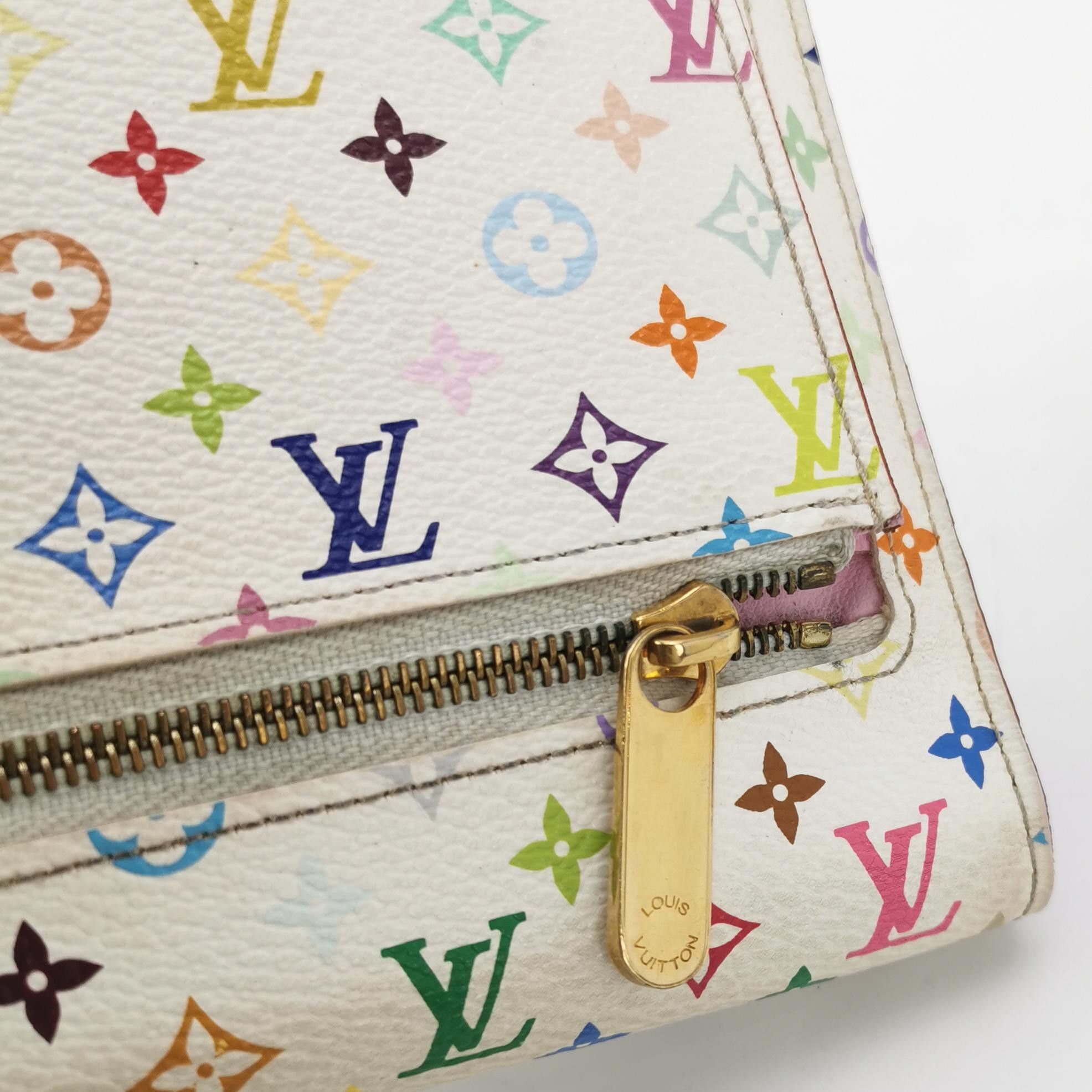Louis Vuitton Louis Vuitton (LV) Beverly vegetable tanned leather white t Size ONE SIZE - 2 Thumbnail