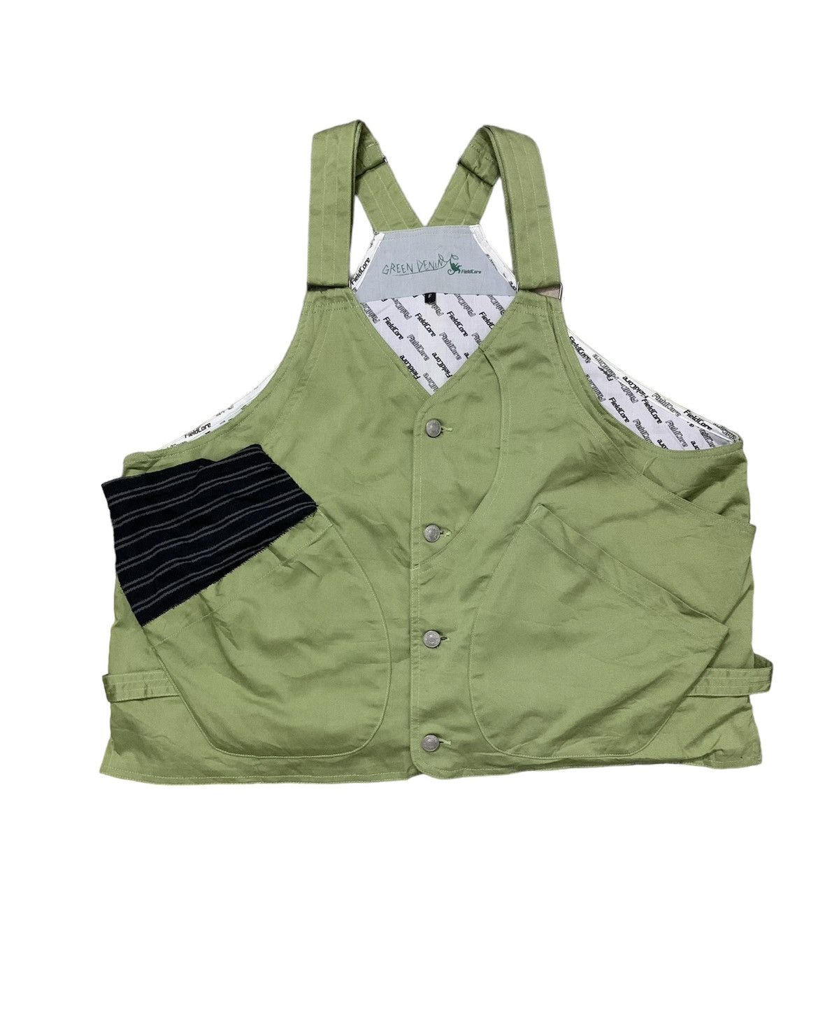 If Six Was Nine WORKMAN MANIAC dnim vest multpoket dsign greenTech outdor(A) Size US M / EU 48-50 / 2 - 1 Thumbnail