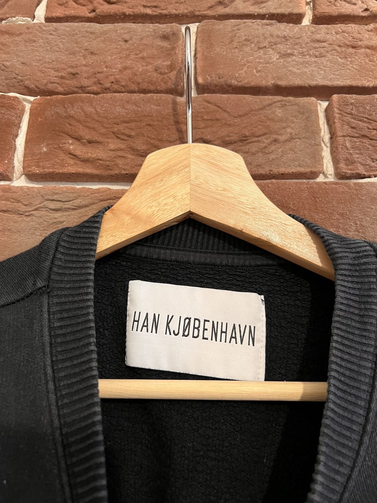 Han Kjobenhavn SS17 Han Kjobenhavn Spellout Crewneck Sweatshirt Hype S Blac Size US S / EU 44-46 / 1 - 4 Thumbnail
