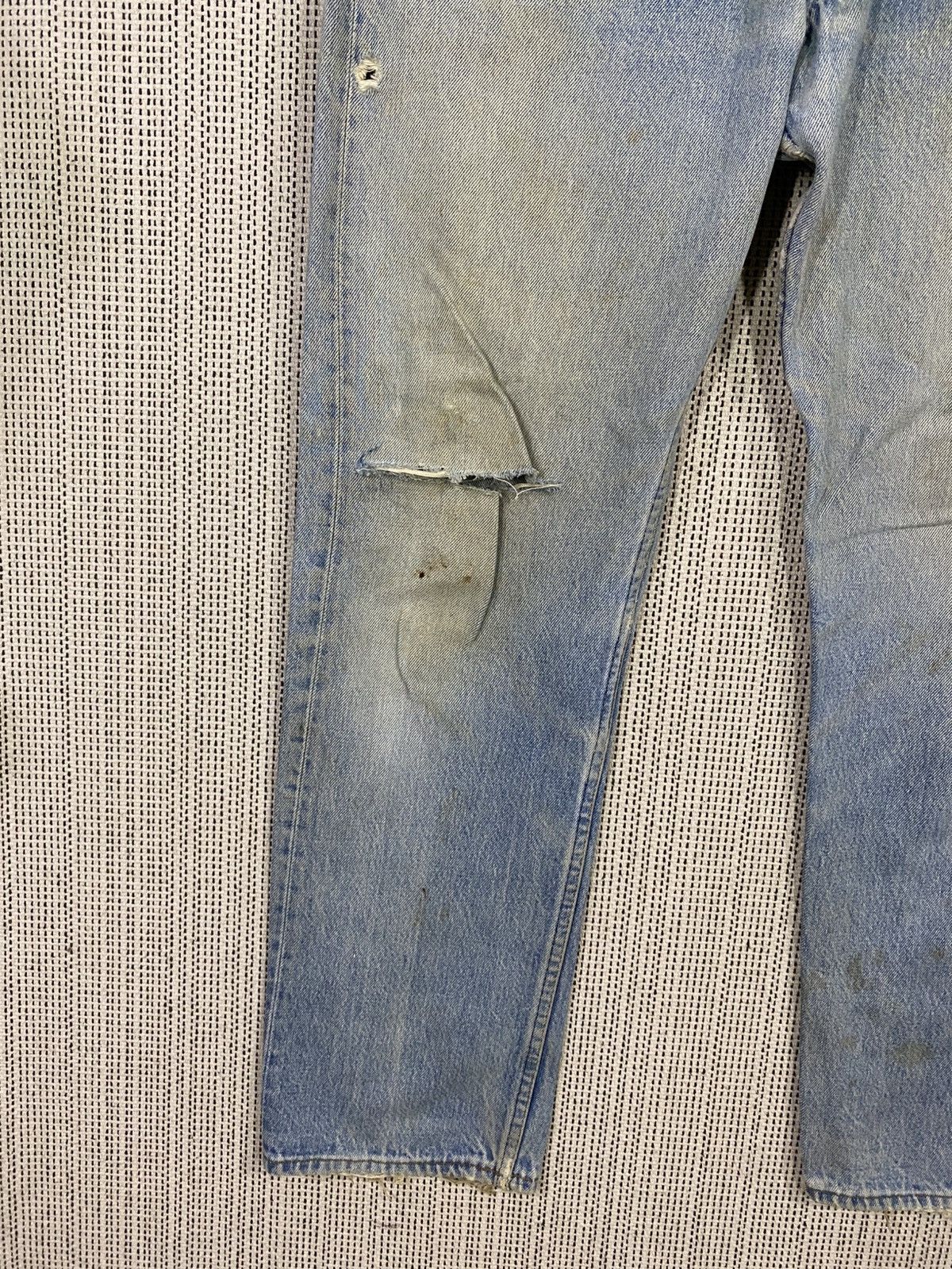 Levi's Vintage levis 80s 501 denim distressed Size US 33 - 12 Thumbnail