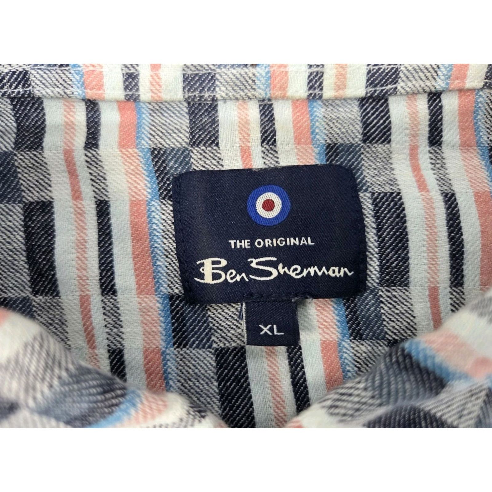 Ben Sherman Ben Sherman Mens Short Sleeve Button-Up Multicolored Plaid Linen Blend XL Shirt Size US XL / EU 56 / 4 - 3 Thumbnail