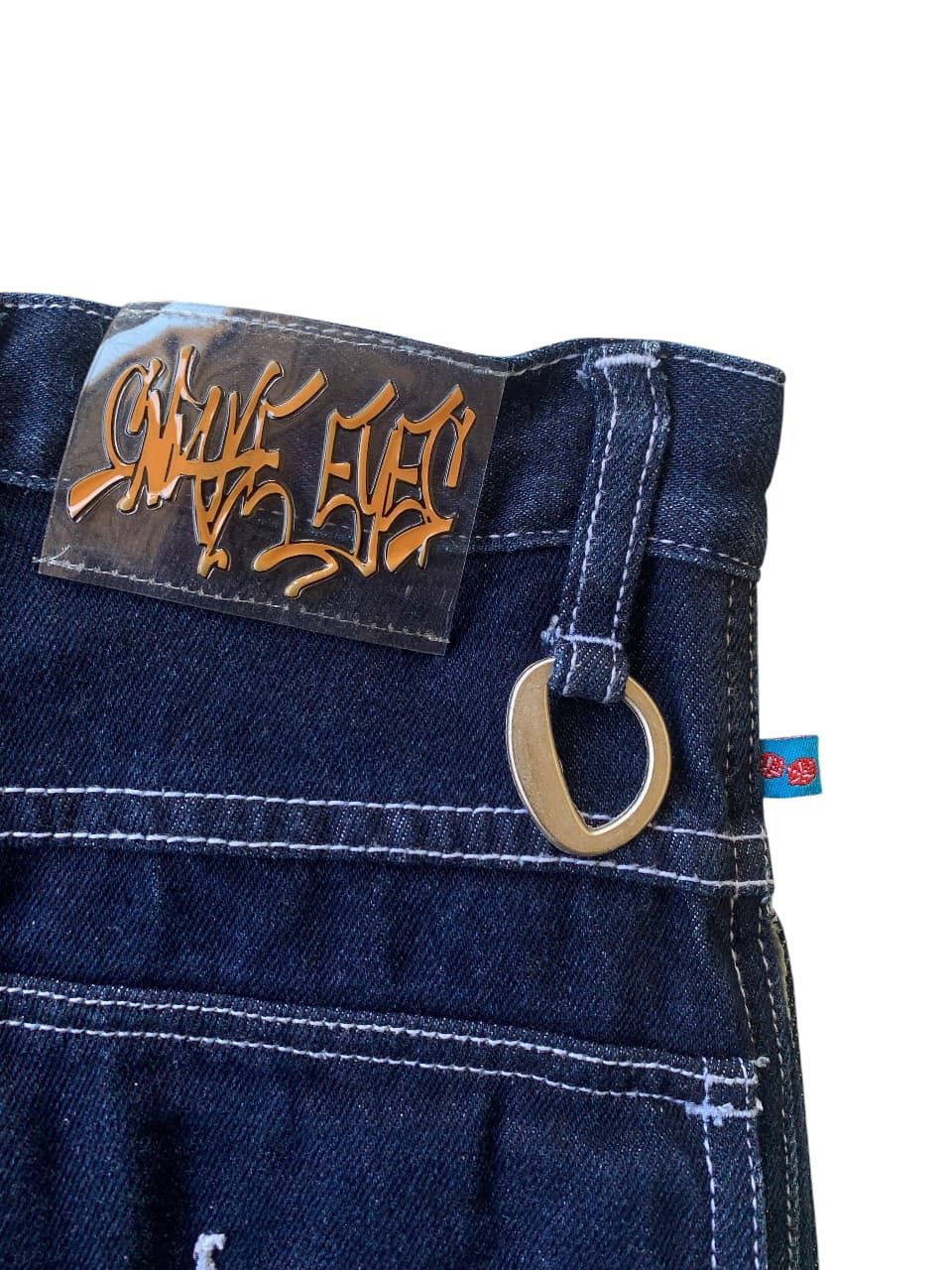 JNCO Vintage Snake Eyes Rave Pants Wide Leg Size 28" / US 6 / IT 42 - 3 Thumbnail
