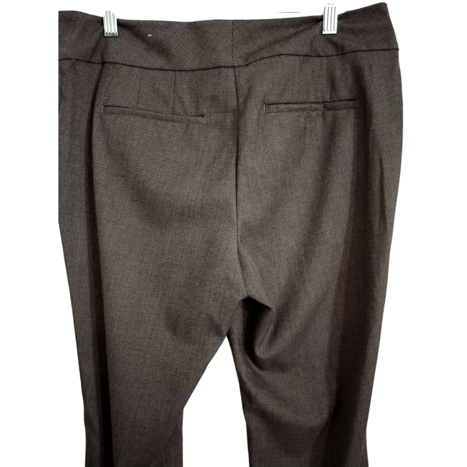 Ann Taylor Ann Taylor Womens Curvy Mid-rise Trouser Pants Brown Sz 8P Size 30" / US 8 / IT 44 - 5 Thumbnail