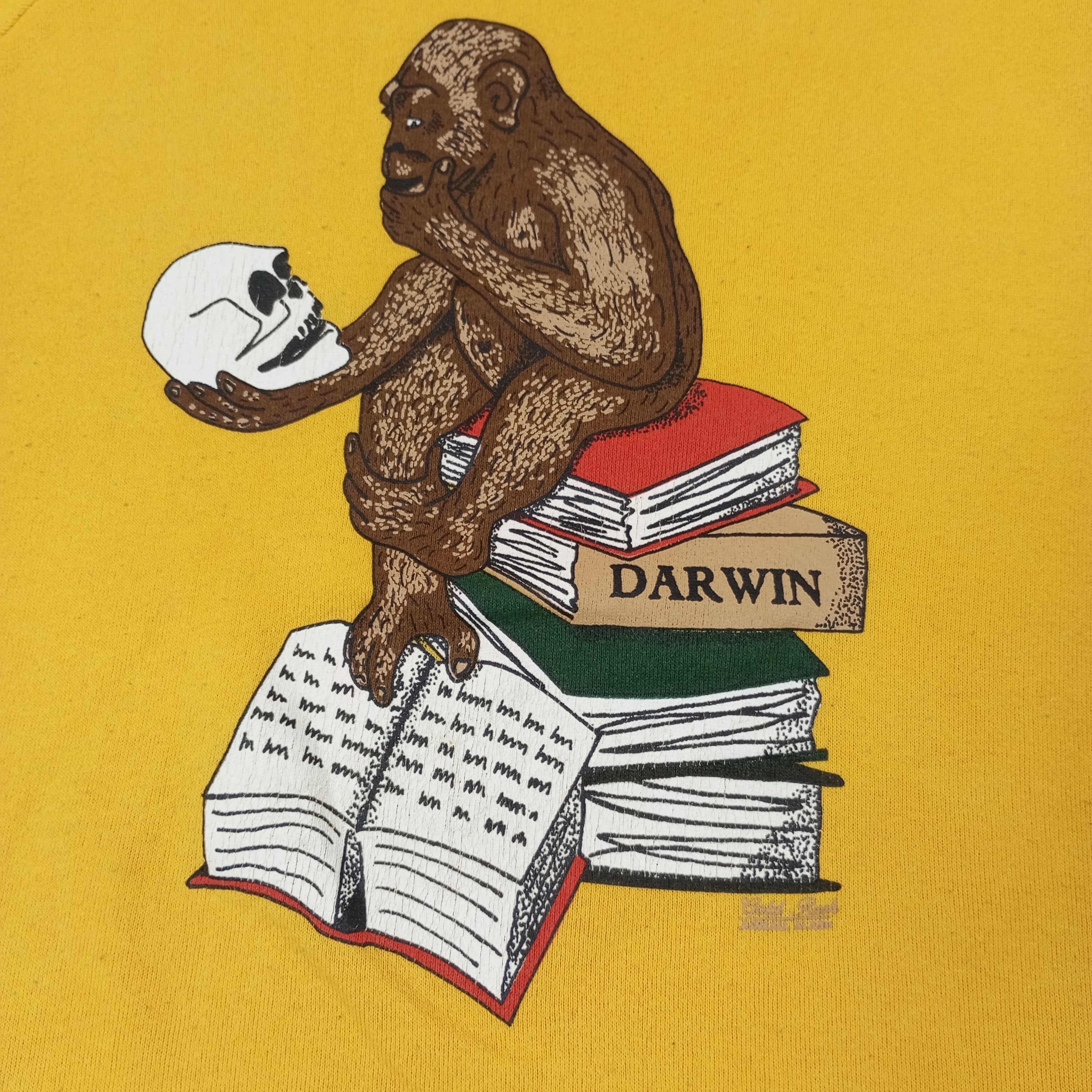 Vintage Darwin Streetwear Style Vintage Sweatshirt c241n20 Size US M / EU 48-50 / 2 - 2 Thumbnail