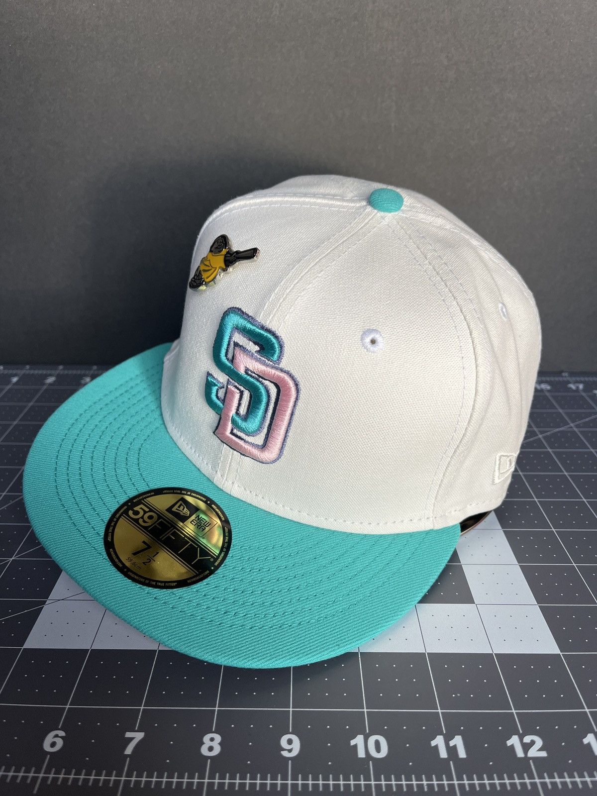 New Era San Diego Padres 7 1/2 59fifty Monaco MLB Size ONE SIZE - 3 Thumbnail