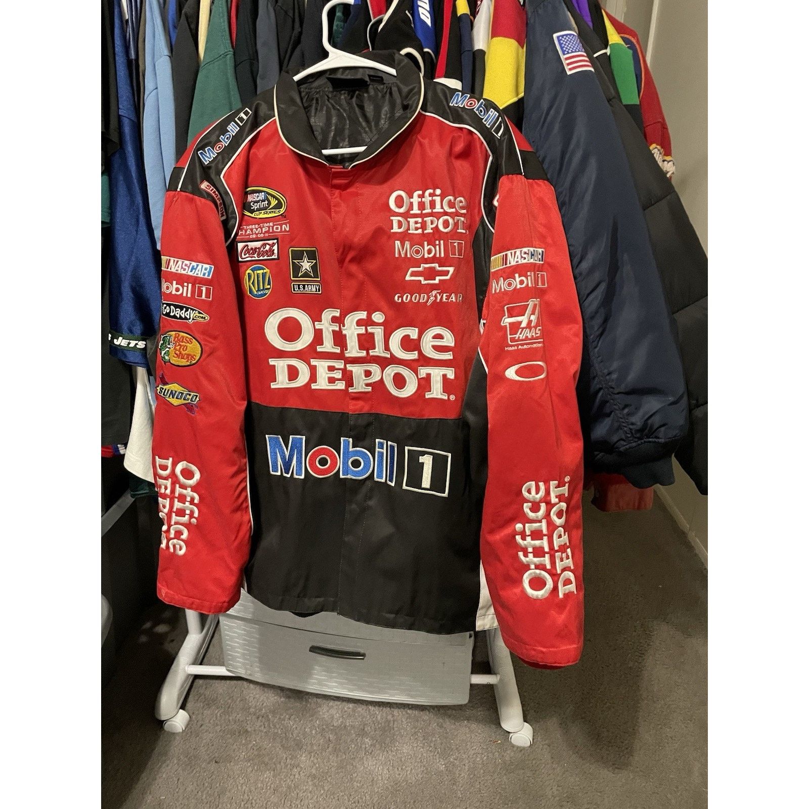 Chase Authentics Size L- VTG Y2K NASCAR Chase Authentics Satin Jacket Size US L / EU 52-54 / 3 - 1 Thumbnail