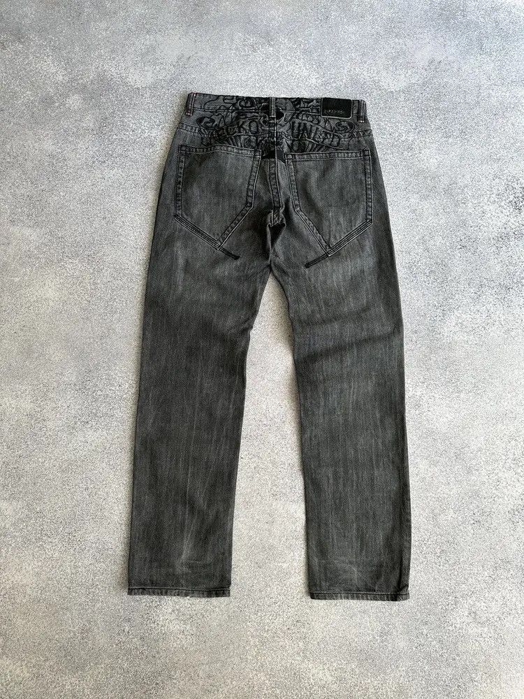 Ecko Unltd. Vintage ECKo Unltd Skull Embroidered Jeans Size US 34 / EU 50 - 1 Thumbnail