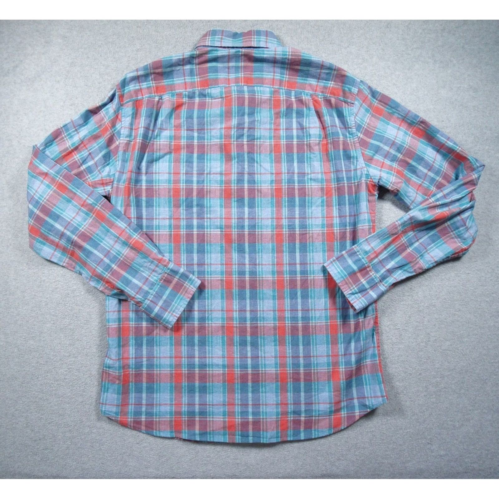 J.Crew JCrew Shirt Mens Medium Button-Down Slim Fit Plaid Business Work Long Sleeve Size US M / EU 48-50 / 2 - 5 Thumbnail