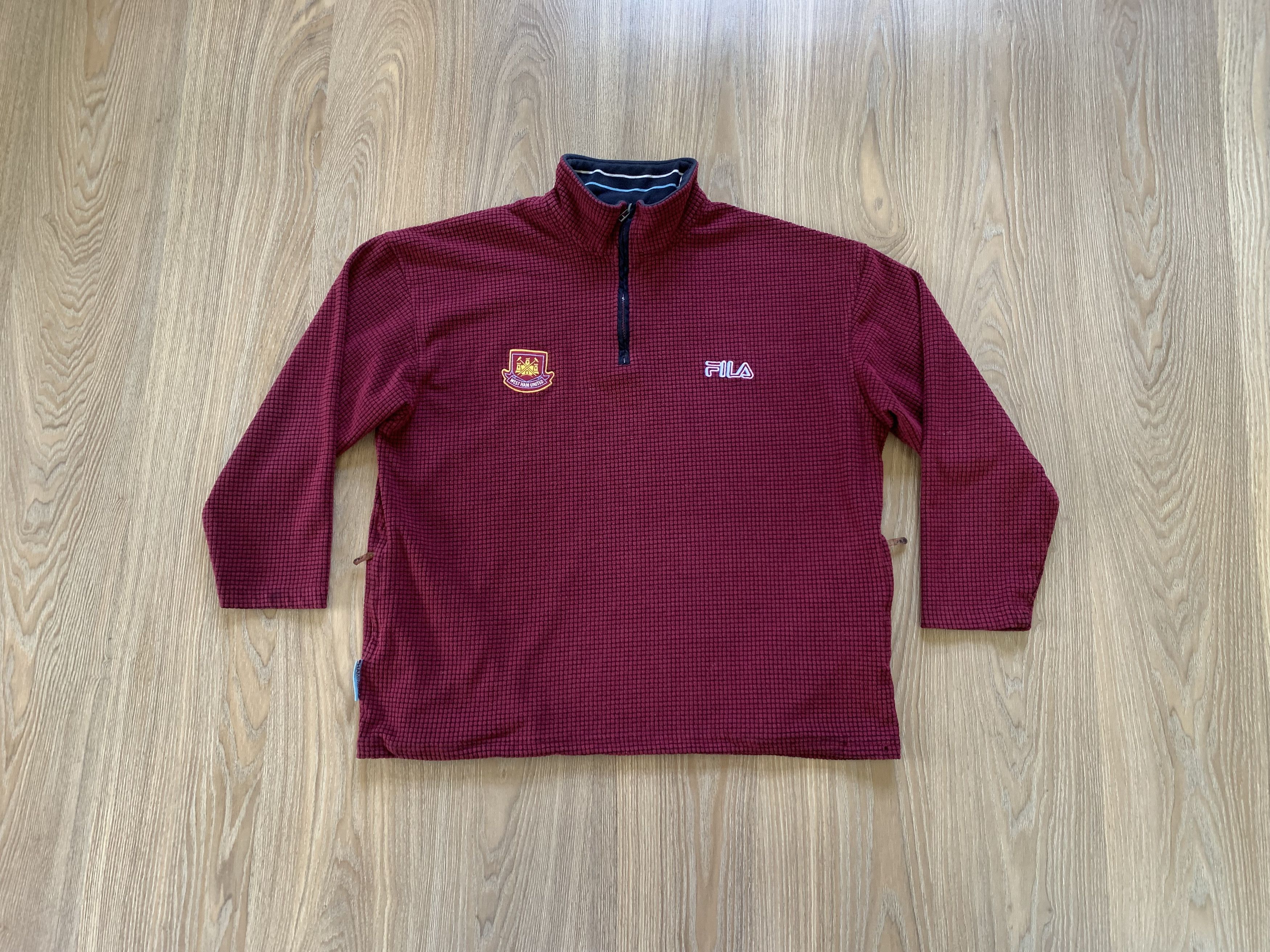Fila Vintage West Ham United Soccer Football Fleece