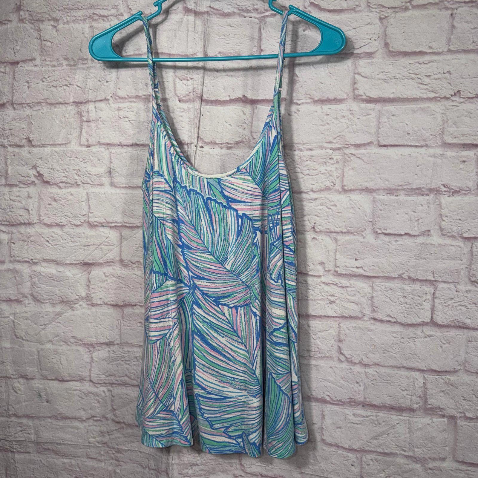 Southern Tide Southern Tide Women's Small Tropical Print Sleep Tank Top Size ONE SIZE - 1 Thumbnail