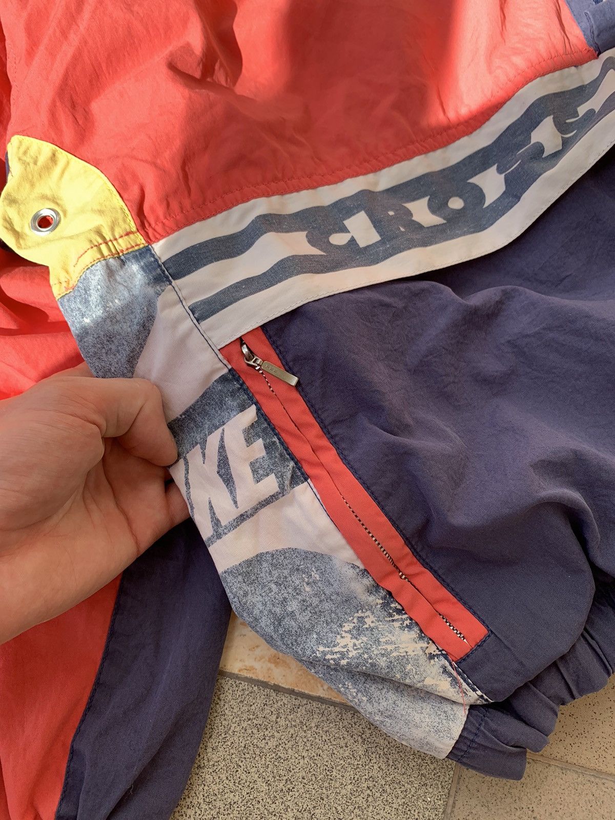 Nike × Vintage Vintage Nike Anorak Light Jacket U.S.A. 90s Size US XL / EU 56 / 4 - 12 Thumbnail