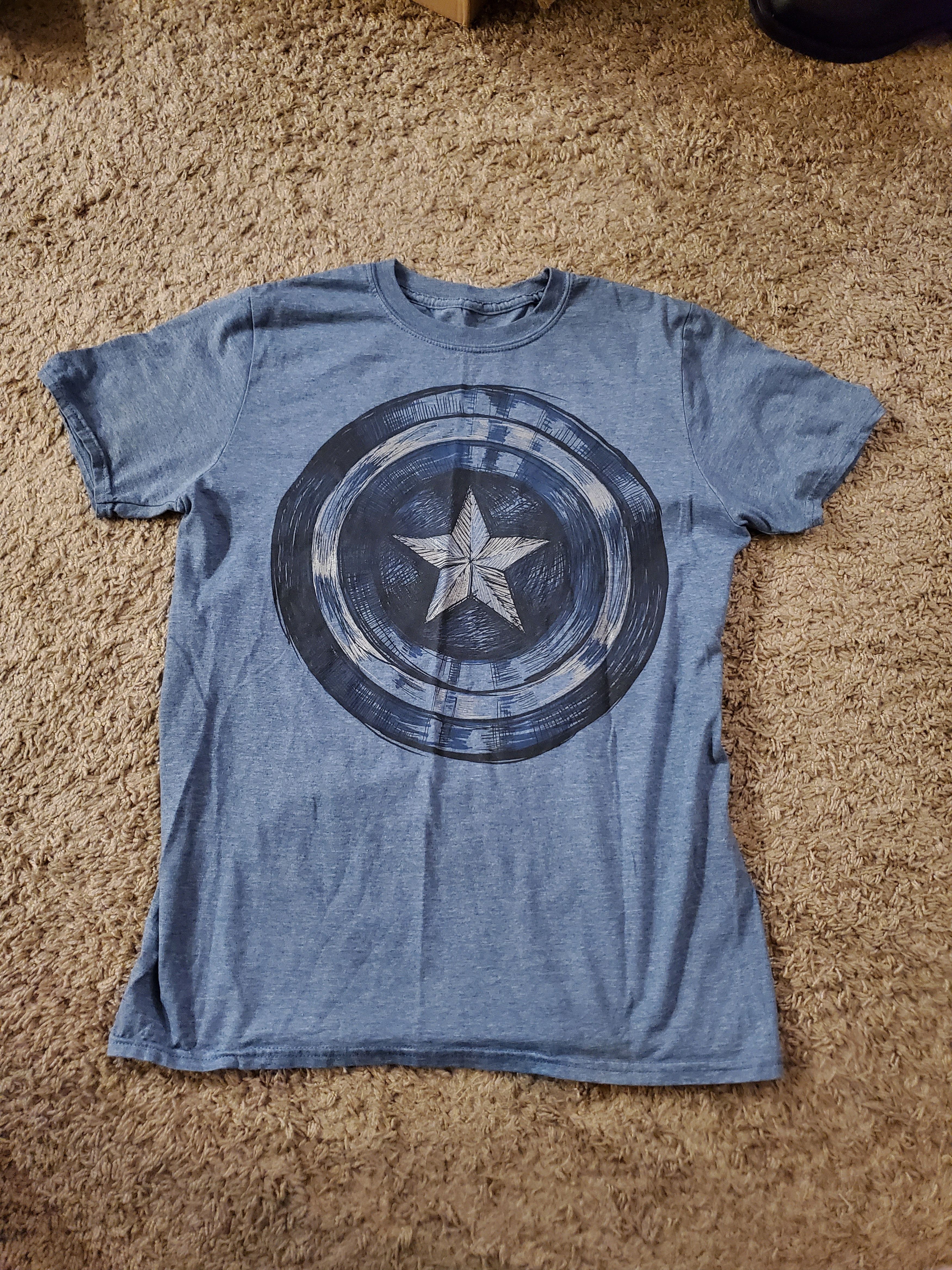 Disney Marvel Captain America Shield Graphic Tee (size m) Size US M / EU 48-50 / 2 - 1 Thumbnail
