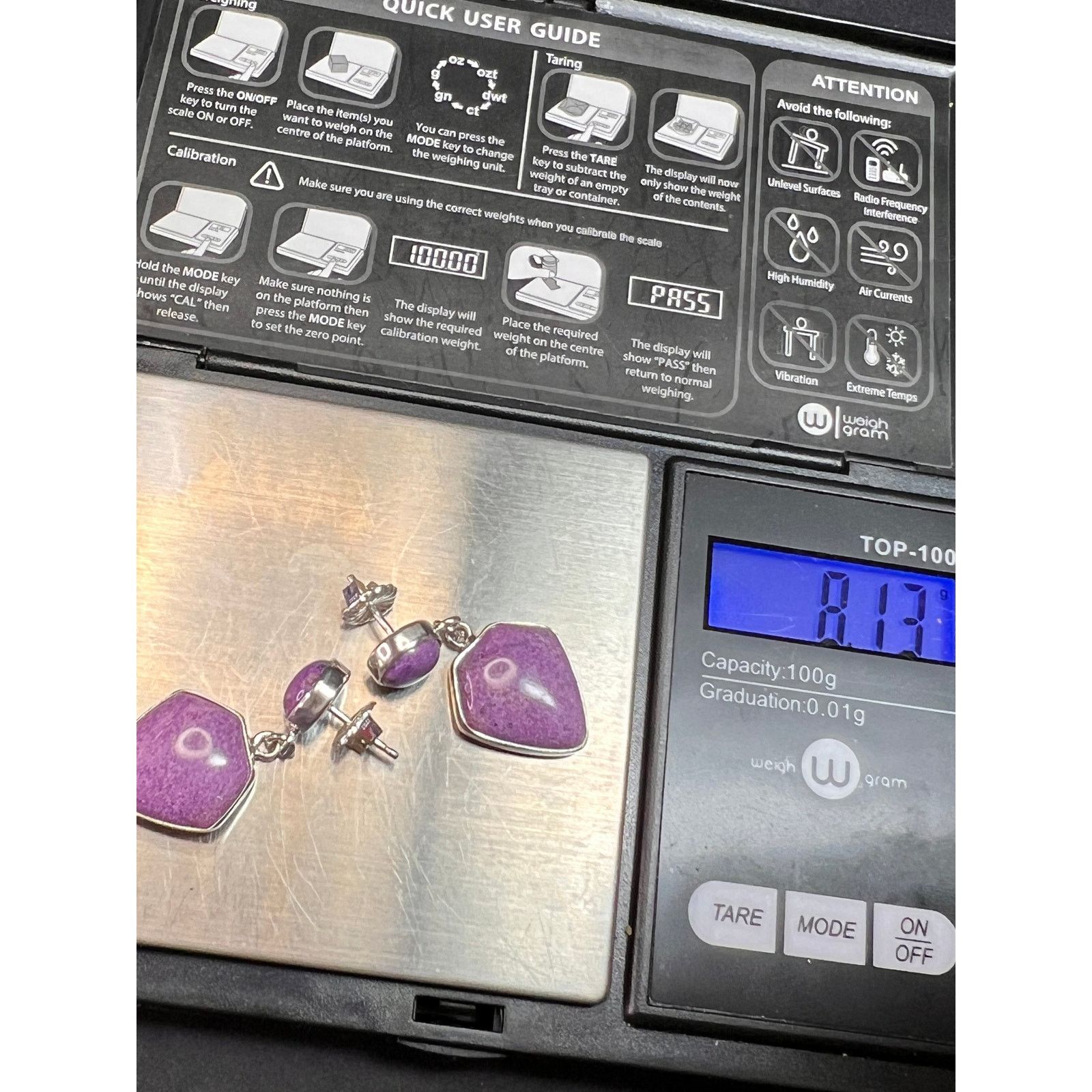 Other NEW Jay King stichtite sterling silver earrings Size ONE SIZE - 12 Thumbnail