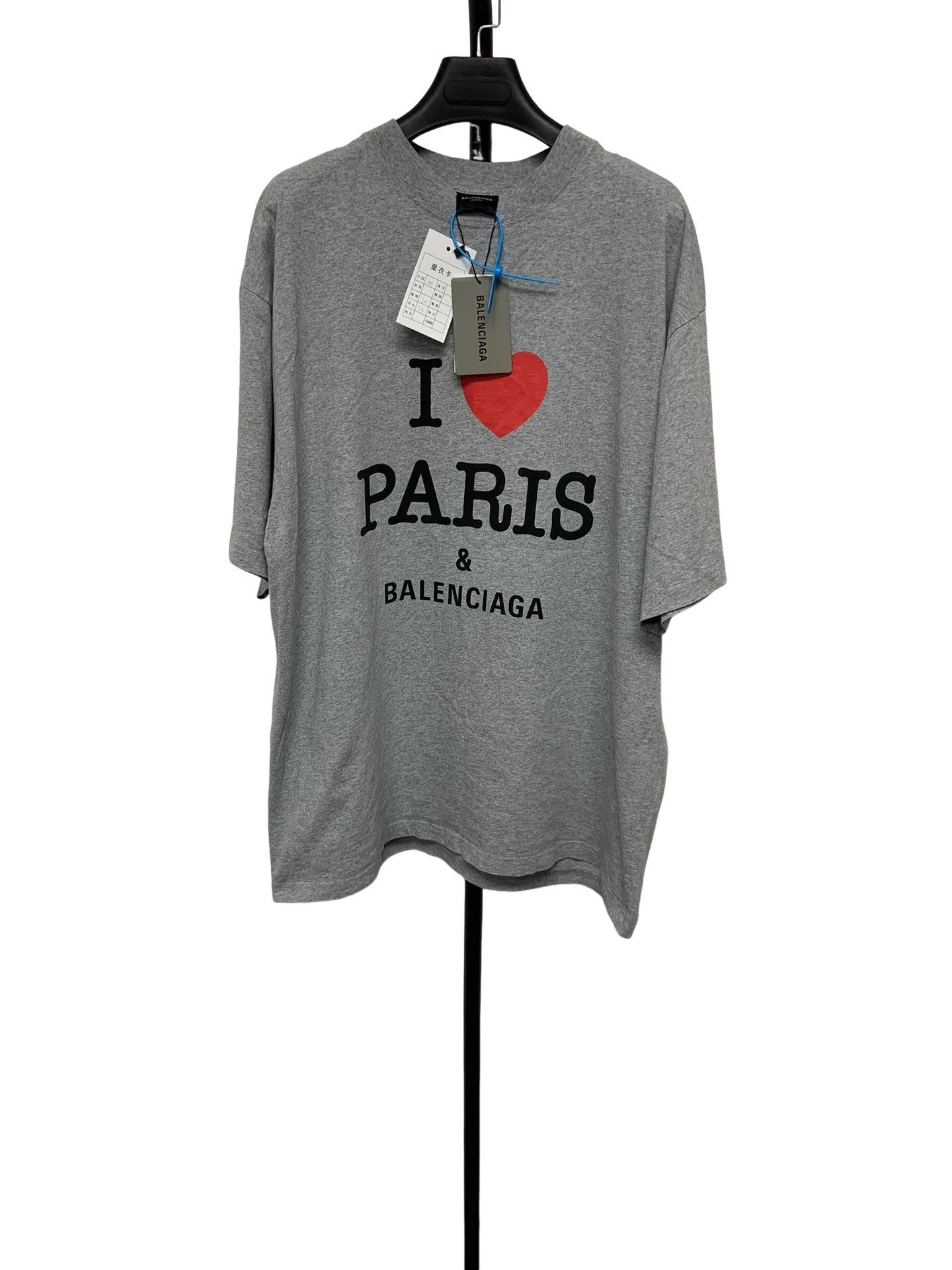 Balenciaga Balenciaga I Heart Paris Graphic T-Shirt M Size M / US 6-8 / IT 42-44 - 1 Thumbnail