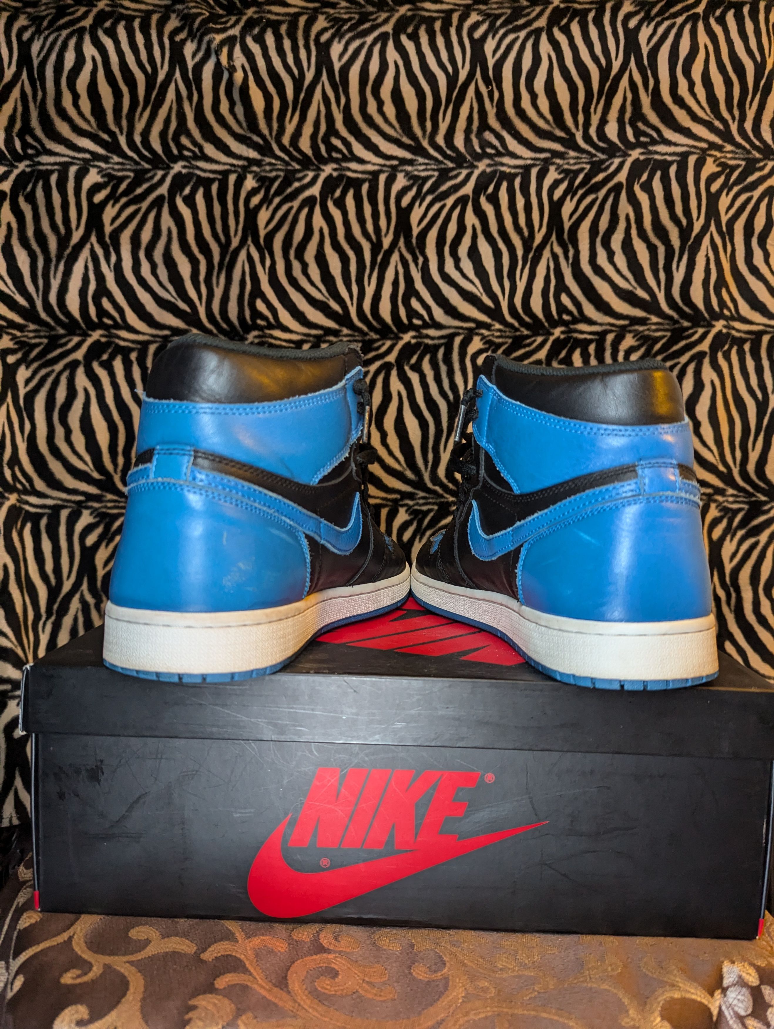 Nike Nike Air Jordan 1 Royal Blue 2017 Size US 10.5 / EU 43-44 - 3 Thumbnail