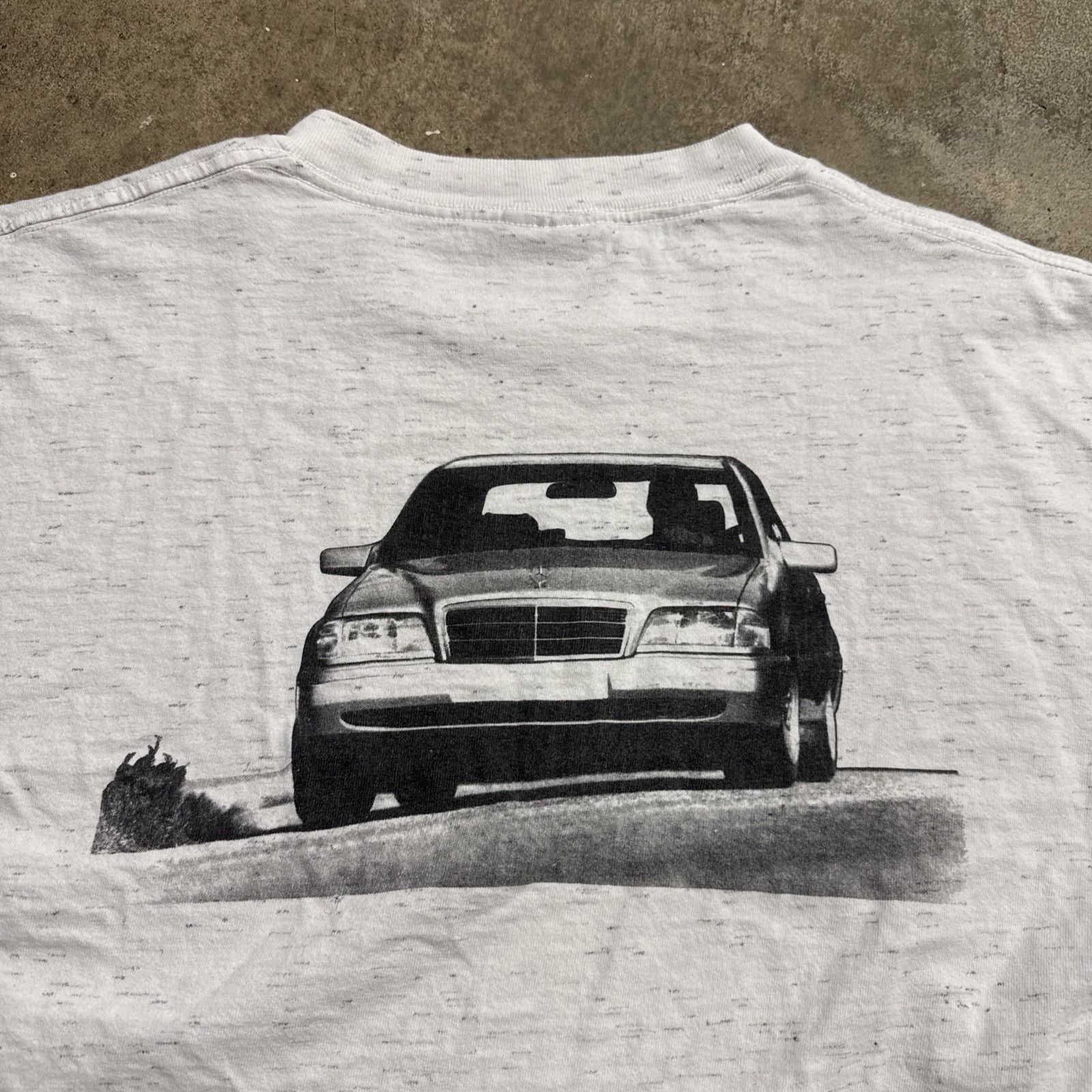 Mercedes-Benz Vintage Mercedes Benz Shirt Mens XL Gray 90s Racing E Class Size US XL / EU 56 / 4 - 2 Thumbnail