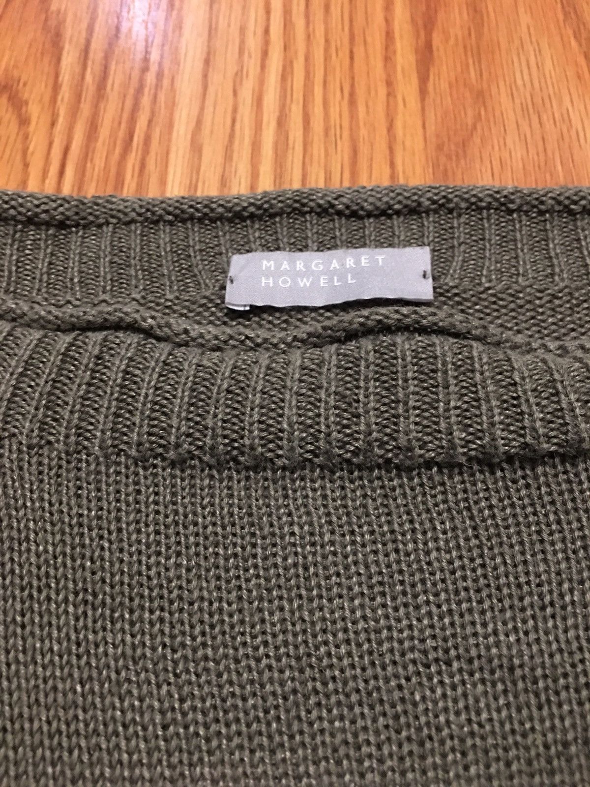 Margaret Howell Margaret Howell Linen Cotton Stripped Womens Sweater UK 14 Size L / US 10 / IT 46 - 7 Thumbnail