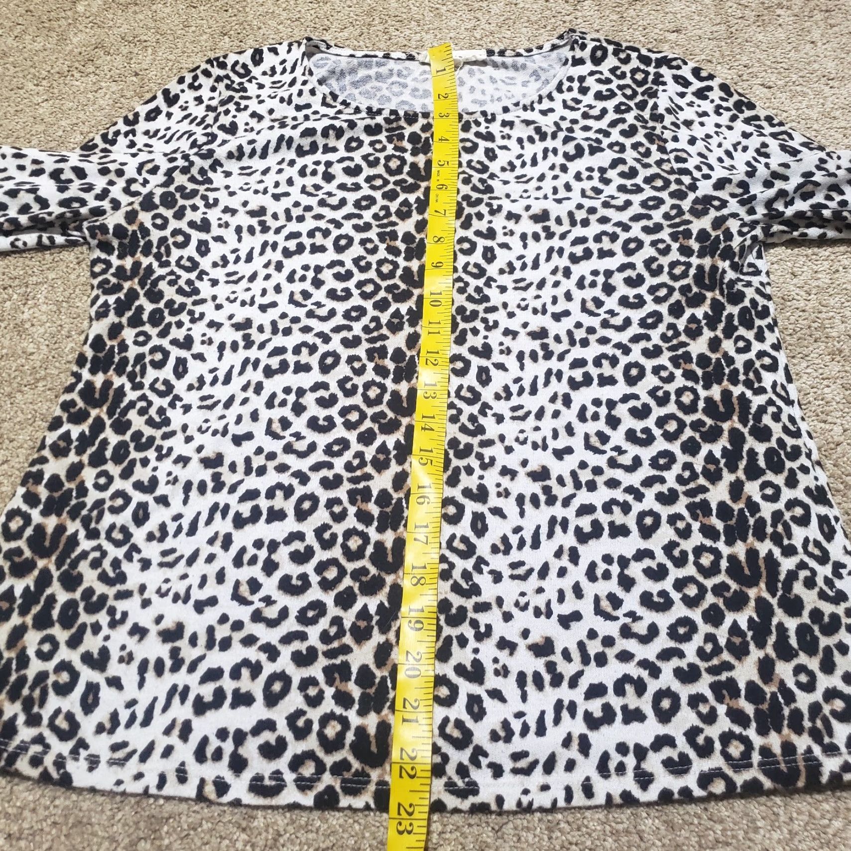 Vintage Above and Beyond Shirt Leopard Print Grommets Sleeve Adult Women's M Medium Size M / US 6-8 / IT 42-44 - 6 Thumbnail