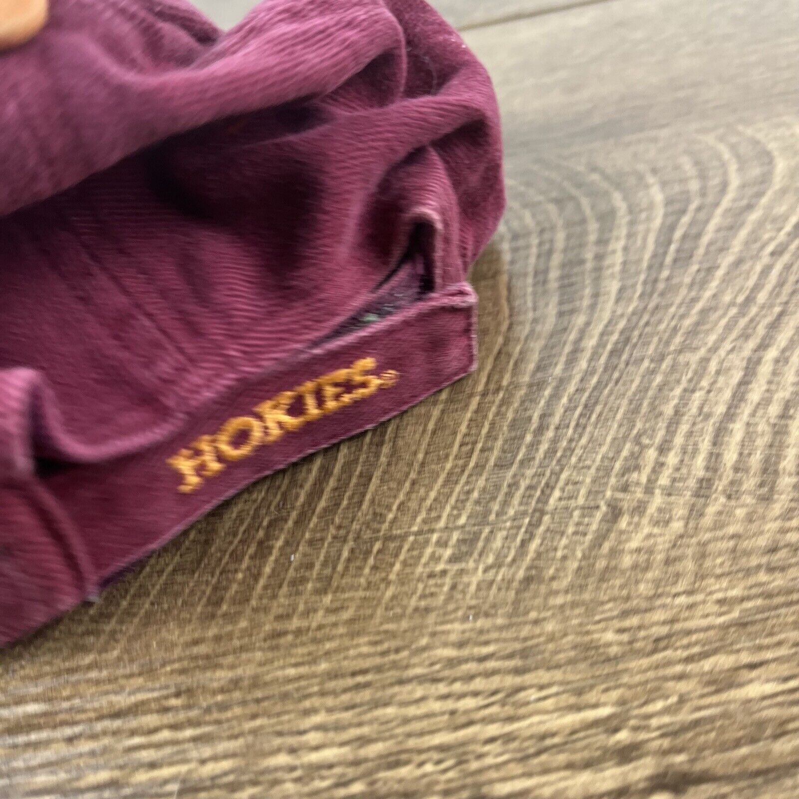 Other Virginia Tech Hokies Hat VT Tech Hokies Adjustable Hat Red H Size ONE SIZE - 8 Thumbnail