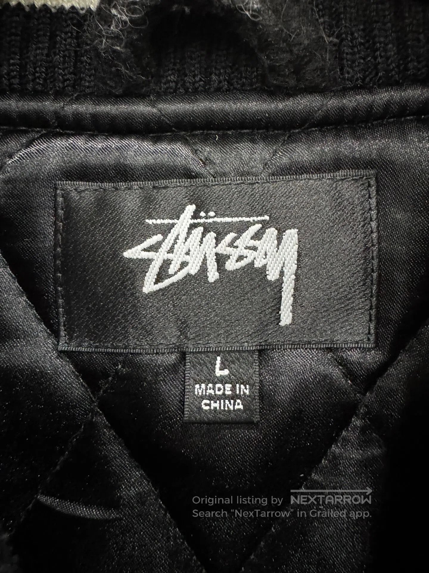 Stussy stussy wool embroidered bomber jacket size L. Size US L / EU 52-54 / 3 - 7 Thumbnail