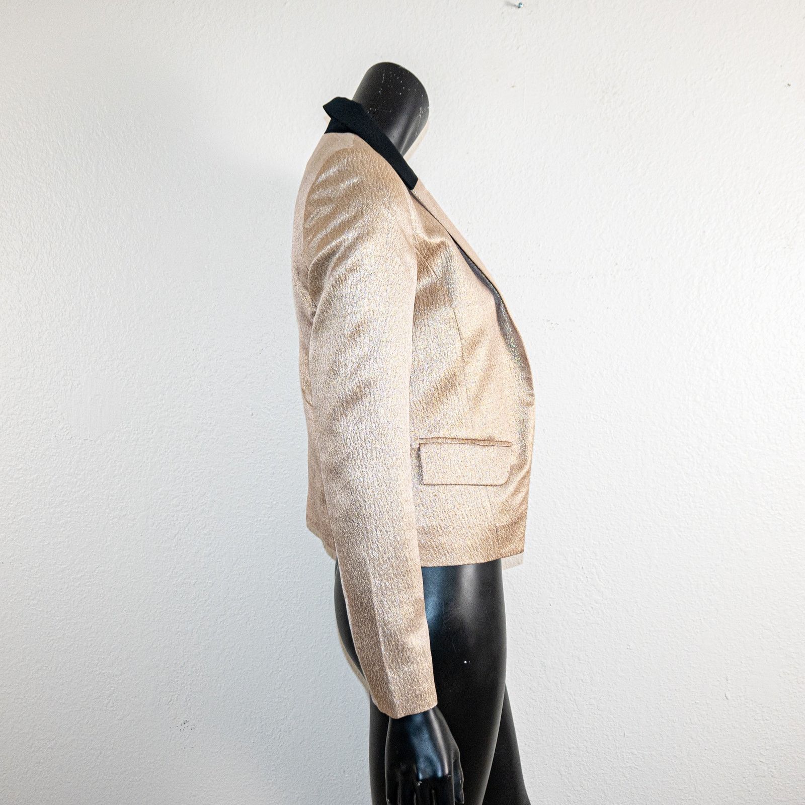 Derek Lam 10 Crosby DEREK LAM 10 Crosby $575 Rose Metallic Blazer Jacket size 2 Size XS / US 0-2 / IT 36-38 - 5 Thumbnail