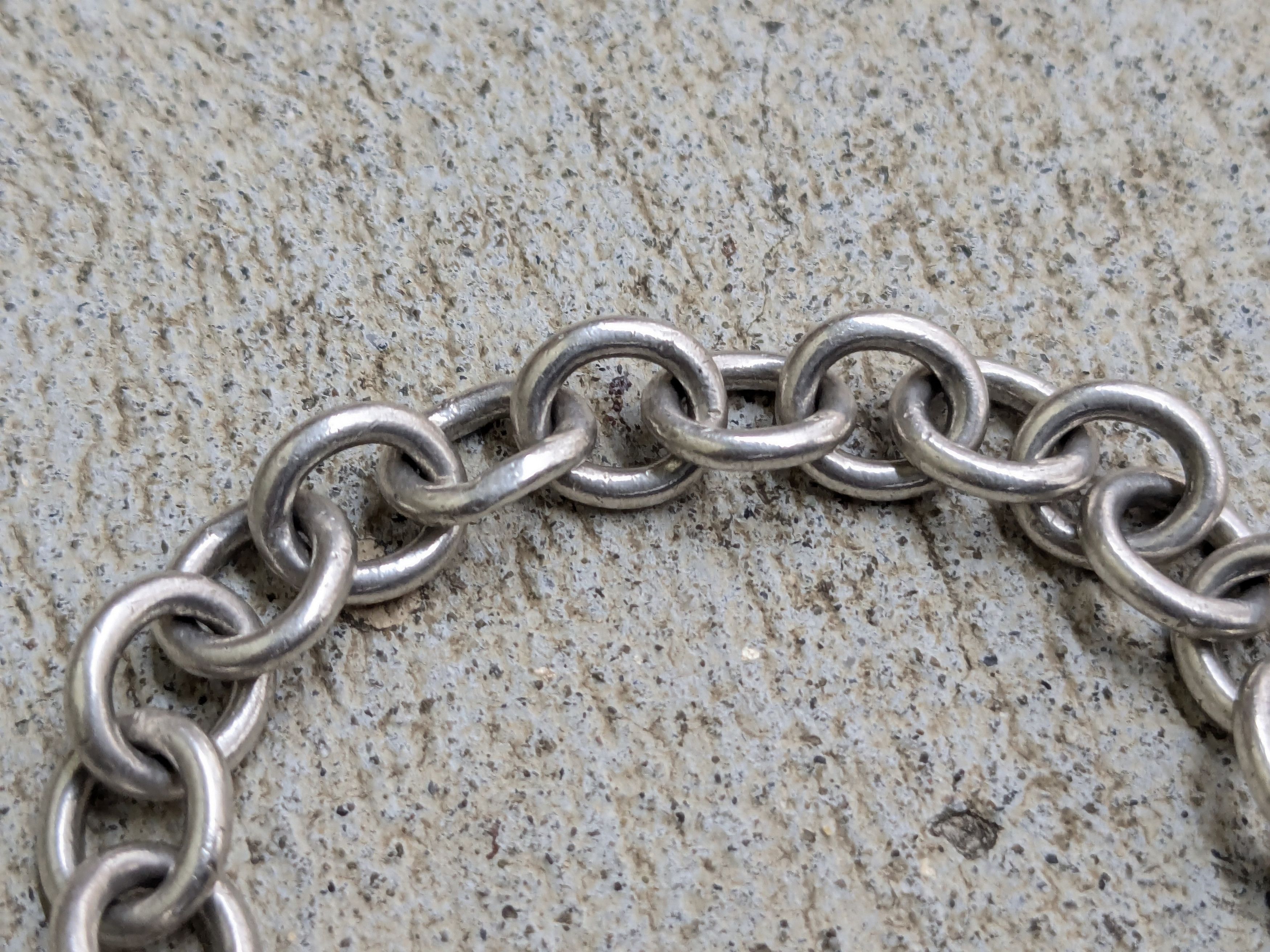 Tiffany & Co. Tiffany & Co Sterling Silver ID Bracelet Charm Rolo Round Size ONE SIZE - 7 Thumbnail